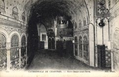 CPA Cathedrale de Chartres Notre Dame sous Terre 