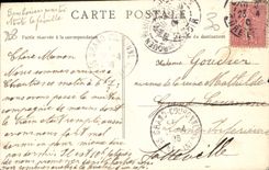 CPA Chartres Cathedrale Vue prise de la Porte Guillaume