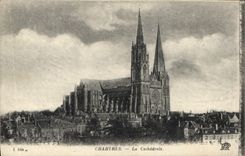CPA Chartres La Cathedrale 