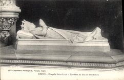CPA Dreux Chapelle Saint Louis Tombeau du Duc de Penthievre 