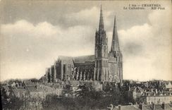 CPA Chartres La Cathedrale 