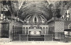 CPA Cathedrale de Chartres Chapelle de Notre Dame sous Terre 