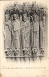 CPA Cathedrale de Chartres Details du Porche du Portail Sud 