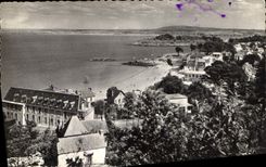 CPA Bretagne Treboul Douarnenez Finistere vue du Coteau sur la Baie Douarne et la Plage des Sables B