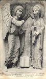 CPA Cathedrale de Chartres Linteau du Portail Sud Ouest l'Annonciation 1145 a 1160 