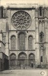 CPA Chartres Cathedrale Portail Occidental 