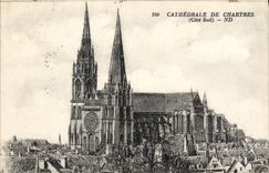 CPA Cathedrale de Chartres Cote Sud 