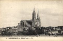CPA Cathedrale de Chartres 
