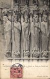CPA Cathedrale de Chartres Details du porche du Portail Sud 