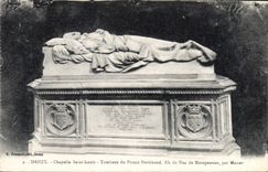 CPA Dreux Chapelle Saint Louis Tombeau du Prince Ferdinaud Fils de Montpensier par Millet  
