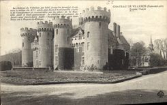 CPA Chateau de Villebon Eure et loir Facade Ouest 