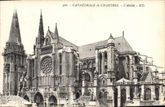 CPA Cathedrale de Chartres l'Abside 