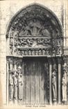 CPA Cathedrale de Chartres Portail Royal detail 