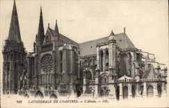 CPA Cathedrale de Chartres L'Abside 