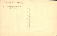 CPA La Douce France Chartres Eure et Loir le Portail Nord 