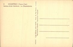 CPA Chartres Eure et Loir Interieur de la Cathedrale Le Deambulatorie 