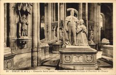 CPA Dreux E et L Chapelle Saint Louis Tombeau de Louis Philippe et Pourtour du Choeur 