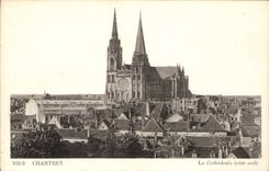 CPA Chartres La Cathedrale cote sud 