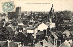 CPA Dreux Vue generale prise du Chateau 