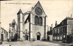 CPA Chartres E et L Eglise St Aignan 