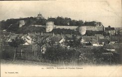 CPA Dreux Remparts de l'Ancien Chateau 