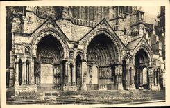 CPA Cathedrale de Chartres Portail Nord 