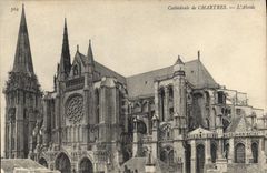 CPA Cathedrale de Chartres L'Abside 