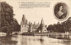CPA Chateau de Maintenon vue prise de la Piece d'eau 