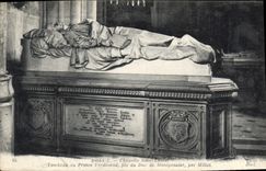 CPA Dreux Chapelle Saint Louis Tombeau du Prince Ferdinand fils du Duc de Montpensier par Millet 