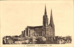 CPA Chartres La Cathedrale 