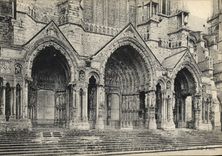 CPA Cathedrale de Chartres Portail nord 
