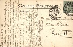 CPA Cathedrale de Chartres Linteau du Portail Sud Ouest la Visitation 1145 a 1160 