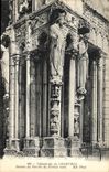 CPA Cathedrale de Chartres Details du Porche du Portail nord 