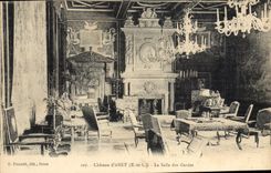 CPA Chateau d'Anet E et L La Salle des Gardes 