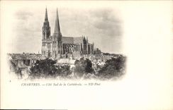 CPA Chartres Cote sud de la Cathedrale 
