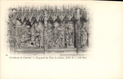 CPA Cathedrale de Chartres Fragment du Tour du Choeur XVIs 