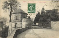 CPA Deux Chapelle St Louis La Grille de l'Entree 