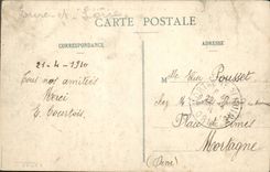 CPA Deux Chapelle St Louis La Grille de l'Entree 