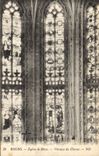 CPA Bourg Eglise de brou Vitraux du Choeur 