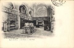 CPA Eglise de Brou Le Choeur 