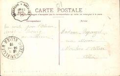 CPA Bourg Eglise de Brou Mausolee de Marguerite de Bourbon Statue de la princesse et pleureuses