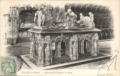 CPA Bourg Eglise de Brou Mausolee de Philibert le Beau 