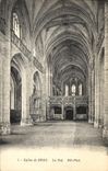 CPA Eglise de Brou La Nef 