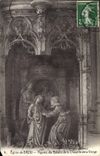 CPA Eglise de Brou Figures du Retable de la Chapelle de la Vierge 