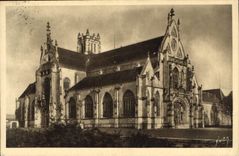 CPA Bourg Ain Eglise de Brou vue d'ensemble 