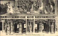CPA Bourg Eglise de Brou Mausolee de Philibert le Beau 