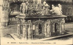 CPA Bourg Eglise de Brou Mausolee de Philibert le Beau 