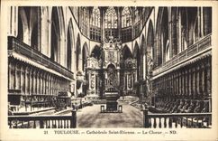 CPA Toulouse Cathedrale Saint Etienne Le Choeur 