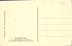 CPA Pyrenees Ocean Toulouse Le Capitole Cour Henri IV debut du XVII siecle 