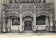 CPA Bourg Eglise de Brou le Jube 